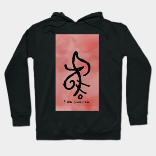 I am Protected Symbol Hoodie